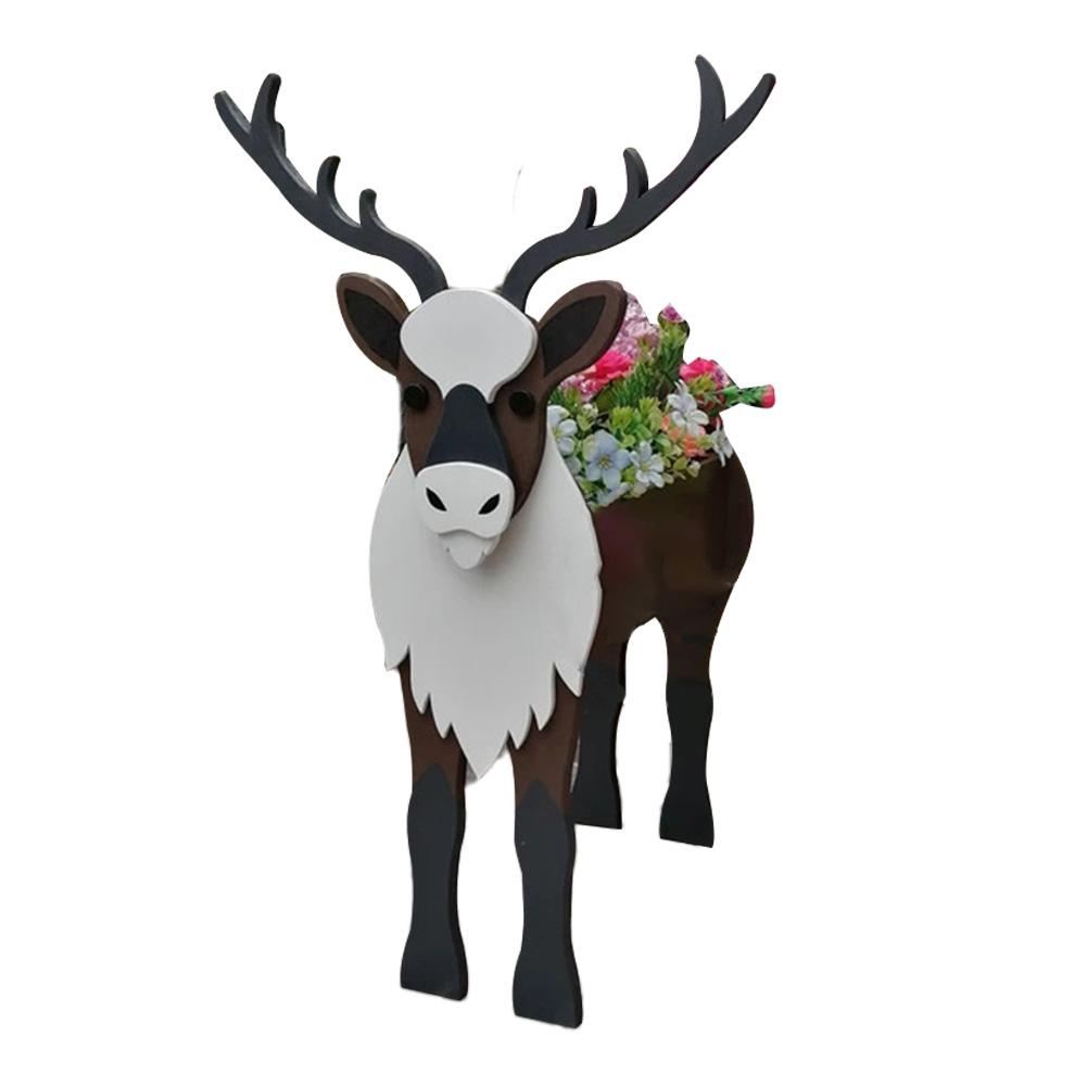 Garden Flower Pot Dog Planter