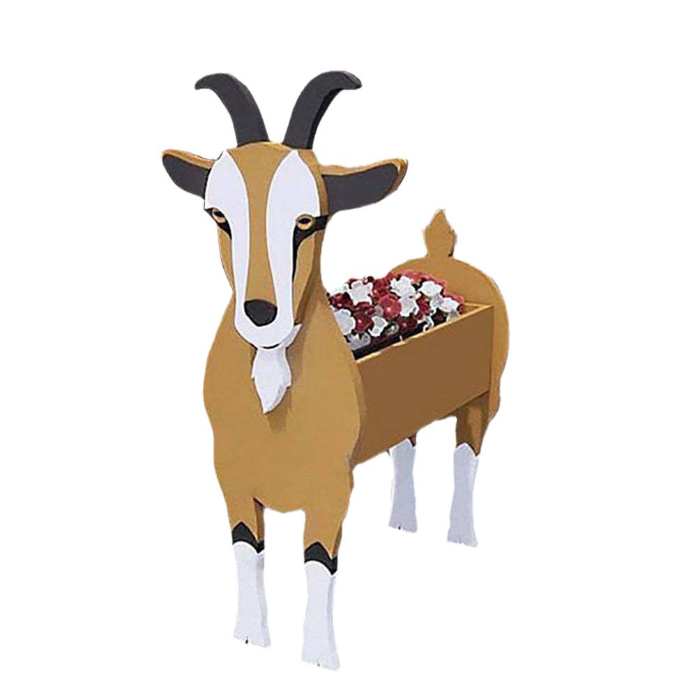 Garden Flower Pot Dog Planter