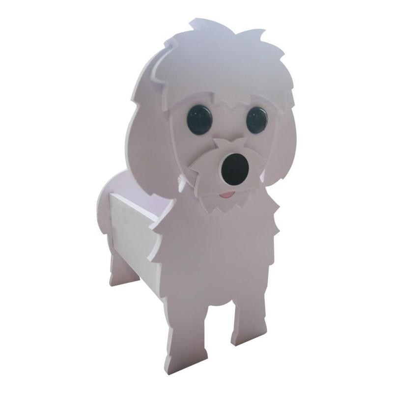 Garden Flower Pot Dog Planter