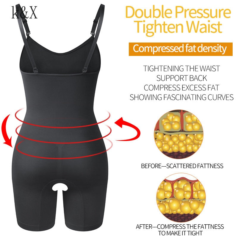 Womens Slim Body Shaping Bodysuit Waist Trainer, Slimming Hip Sexy Girdle