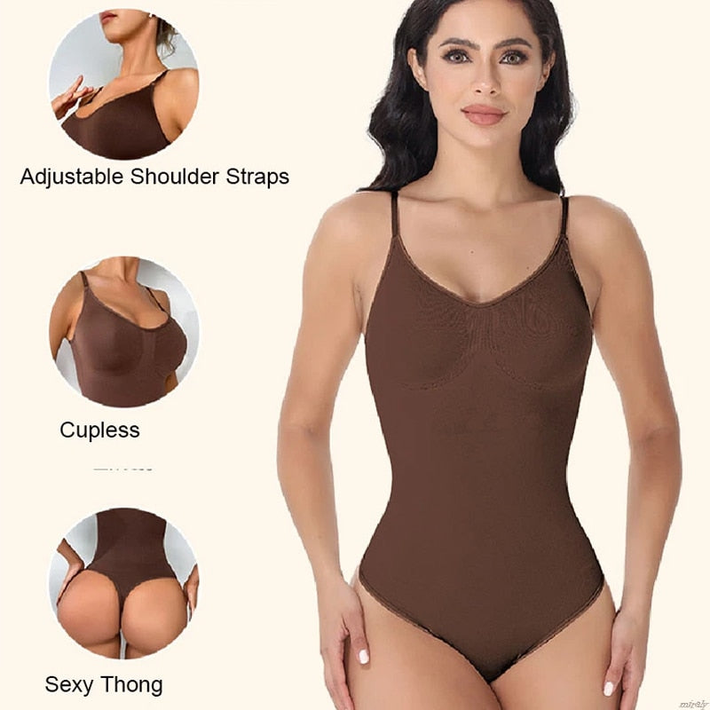 Thong Bodysuit Shapewear for Women