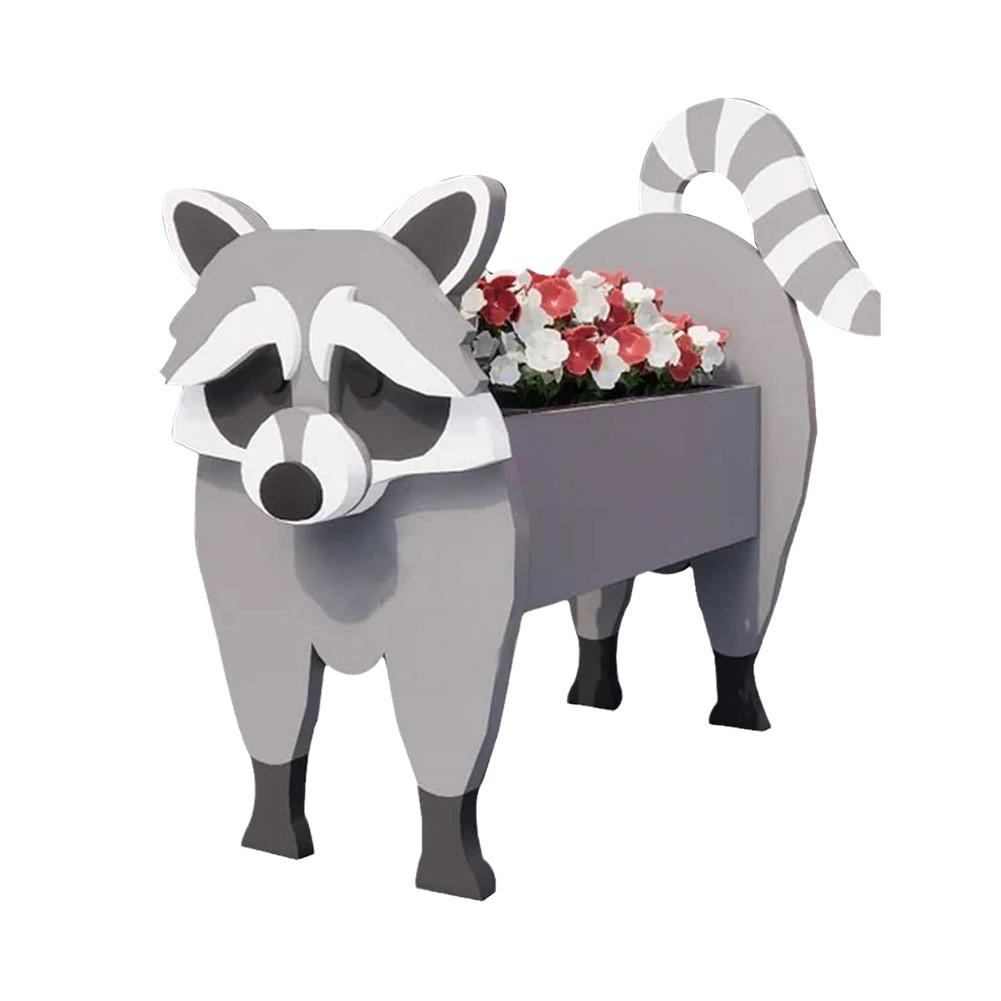 Garden Flower Pot Dog Planter